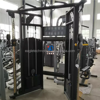 YG FITNESS YG-1013 Station de musculation compacte pour tout le corps FTS Glide Functional Trainer Double paires de poids de 200 lb