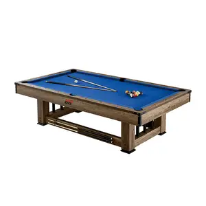 Goedkope Prijs Lichtgewicht Indoor Modern Design Hout Dineren Leisteen Snooker Gloednieuwe Multifunctionele Pooltafel