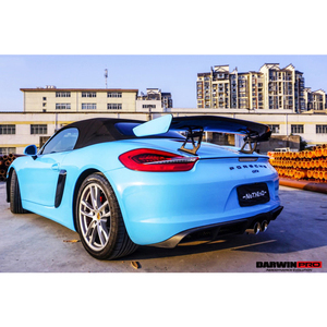 Alerón Trasero de Fibra de Carbono Estilo Deportivo para Porsche <span class=keywords><strong>986</strong></span> 987 981 718 <span class=keywords><strong>Cayman</strong></span> - Product Image 2