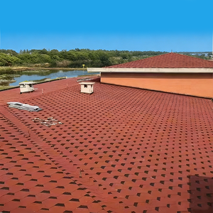 Tuiles de <span class=keywords><strong>toiture</strong></span> en asphalte au design mosaïque moderne, légères, isolées thermiquement, revêtues de pierre, bitumineuses, pour la construction de villas - Product Image 6