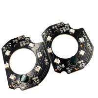Carte PCB pour éclairage solaire LED, assemblage PCBA, IR 12V, certifié ISO/ROHS, épaisseur de cuivre 1 oz, FR4 haute TG, SMD SMT DIP, lampe de poche