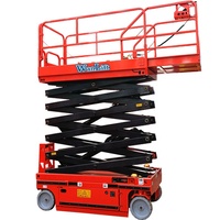 Plateforme élévatrice mobile hydraulique de type ciseaux autopropulsée Anna Electric de 6 m pour travaux en hauteur