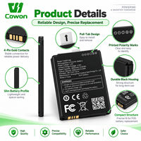 Baterai POS Isi Ulang Cowon 3.8V 5000mAh F50051MA Kompatibel dengan Terminal Pembayaran Maxpay D300 KOZEN P14 D300