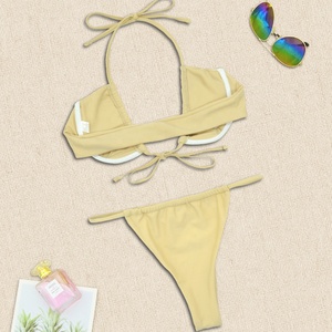 OEM çoklu renkler olgun mayo kadınlar brezilyalı Mini dize tanga aşırı mikro iki adet mayo seksi <span class=keywords><strong>bikini</strong></span> - Product Image 4