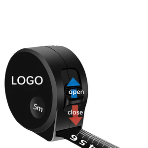 Regla de medición de cinta de acero dorado negro de 3 m, 5 m, 7,5 m, 10m, regla de caja, cinta de medición de acero resistente al desgaste y a caídas - Product Image 3