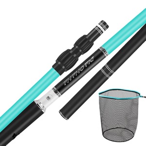 Haha Fishing Carbon Fiber Landing <b>Net</b> 46cm Depth High Strength For Sturgeon And Grass Carp Fishing Gear - Product Image 1