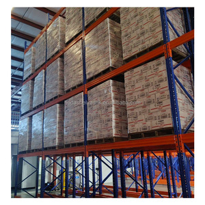 Estanterías Metálicas Personalizables sin Pernos, Estantes Apilables de Almacenamiento, Estanterías de Paletización Selectiva de Doble Profundidad para Almacenes - Product Image 3