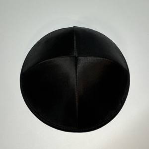 휴일을위한 정교한 원시 실크 Yarmulke 우아한 유대인 모자 결혼식을위한 고급 새틴 유대인 모자 소프트 터치 - Product Image 2