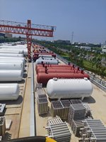 Réservoirs de stockage cryogéniques pour GPL, GNL, LO2, LN2, LCO2, construction en acier au carbone, certifiés ASME, longue durée de vie, pour les usines alimentaires