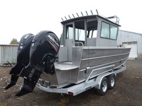 Fabricant de bateaux personnalisés, bateau de travail de pêche en aluminium de 8 m, bateau de débarquement de marchandises à vendre