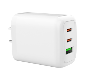 Miccell T12 Portable 65W GaN 3 ports Type-C PD 3.0 Chargeur mural pour ordinateur portable et téléphone portable avec protection OTP/OVP - Product Image 3