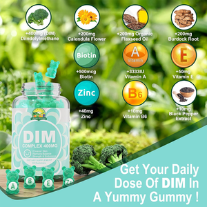 БАД DIM 200 мг для женского и мужского гормонального баланса, поддержки при гормональном акне и менопаузе, жевательные конфеты - Product Image 5