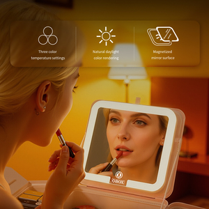 Estuche de <span class=keywords><strong>Maquillaje</strong></span> OBOX de PU con Cierre de Hebilla, Gran Capacidad, Ecológico, Resistente al Agua, Portátil, con Cordón, para Viajes - Product Image 6