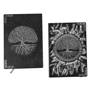 A5/A6 Cây Của Cuộc Sống <span class=keywords><strong>PU</strong></span> Da Bìa Cứng Tùy Chỉnh Bạc Máy Tính Xách Tay - Product Image 2