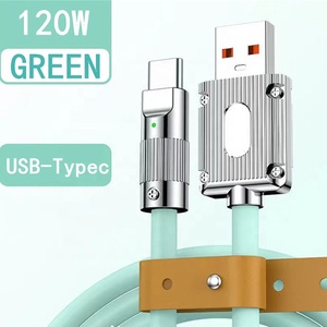 120W 6A Siêu Nhanh Chóng Loại Phí-C Silicone Ưa Thích Sạc Cáp - Product Image 2