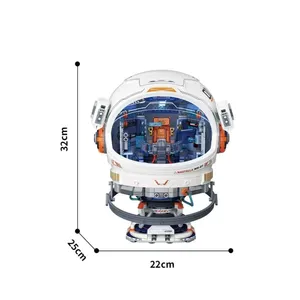 Wekki 506511 Creative Universe Explore Model Space Capsule Astronaut Helmet Steam Educational Toys Gifts Building Blocks Sets - Product Image 1