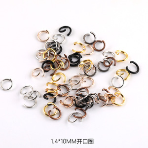 ห่วงเปิดโลหะชุบทองขนาด 1.4x10 มม. สำหรับทำสร้อยข้อมือ อุปกรณ์ตกแต่งเครื่องประดับ DIY - Product Image 5
