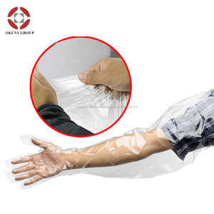 Dispositivos veterinarios de <span class=keywords><strong>la</strong></span> <span class=keywords><strong>finca</strong></span> Instrumental inseminación Artificial obstetricia palpación Rectal guantes largos desechabl - Product Image 5