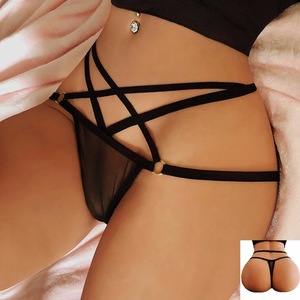 Las mujeres sexy ropa interior más tamaño sexy, bragas <span class=keywords><strong>de</strong></span> Tanga <span class=keywords><strong>de</strong></span> encaje transparente bragas Tanga bandas bragas Tanga - Product Image 2