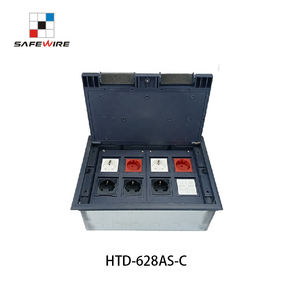 Tomacorriente de Piso Eléctrico Modular de 16A con Enchufe Europeo Alemán, Caja de Cubierta <span class=keywords><strong>para</strong></span> Tomacorriente con RJ45 - Product Image 1