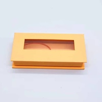 Vente en gros Boîte à cils en papier carton sans logo Boîte à cils rose Emballage Boîte à cils vide