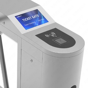 Sistema de Control de Acceso, Torniquete Trípode de Acero Inoxidable 304 con Sistema Biométrico de Control de Asistencia para Seguridad Industrial en Fábricas - Product Image 3