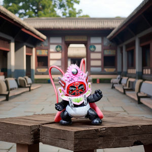 นวัตกรรมของเล่นแบบบีบอัดบนเดสก์ท็อปของเล่นแพนด้ารูปหน้าเปลี่ยนแบบอินเทอร์แอคทีฟ4แบบของขวัญสำหรับการท่องเที่ยวทางวัฒนธรรมที่สมบูรณ์แบบ - Product Image 2