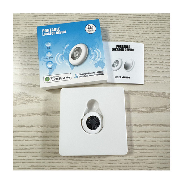 MFi Certified Electronic Alarm Anti Lost Novelty Mini Wireless GPS Tracker Car Itag Smart Keychains Key Finder Locator