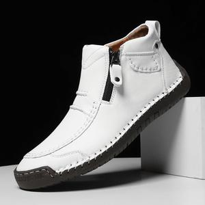 Handmade Cow Leather Upper Genuine Leather Men's Casual Shoes TPU Midsole Leather Outsole 4 Seasons Factory Supplied <b>Chunky</b> - Product Image 1