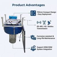 Boya Flotante de Vigilancia de Agua con Transmisión Remota 4G y Navegación Beidou, Alimentada por Energía Solar, con Sensor de pH y EC