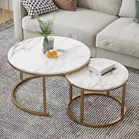 Table Basse Moderne Simple et Luxueuse pour Petits Espaces – Idéale pour Salon, Chambre, Appartement – Table Tendance et Abordable