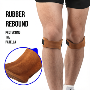 Rodillera Ajustable con Soporte de Goma para la Rótula, Correa de Soporte para Rodilla con Logotipo Personalizado para Correr, Baloncesto, Voleibol, Tenis - Product Image 1