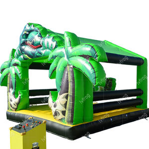 <span class=keywords><strong>Jeux</strong></span> de Jungle de défi pour adultes commerciaux Rodéo mécanique géant en PVC Dino Riding Machine Controls Dinosaure mécanique gonflable - Product Image 2