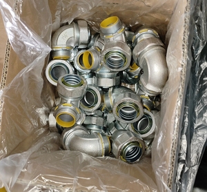 3/4 sắt dễ uốn \ "góc 90 độ chất lỏng chặt chẽ nối cách điện họng 45 ° kim loại ống dẫn Phụ kiện <span class=keywords><strong>Flex</strong></span> ống dẫn - Product Image 6