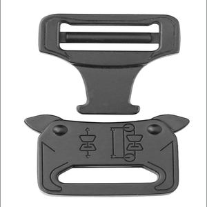 भारी शुल्क सामरिक दोहरी जयोग्य धातु बकल केंद्र रिलीज बकल धातु स्ट्रैप बैग क्लिप प्रतिस्थापन - Product Image 5