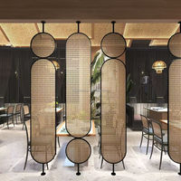 Conception de décoration personnalisée cloison de séparation panneau décoratif écran pour chambre à coucher intérieur restaurant écrans de séparation