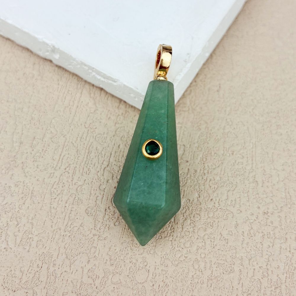 Aventurine verte - or