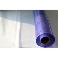 Rouleau de film en pvc transparent, feuille plastique souple et Flexible, 1 mètre