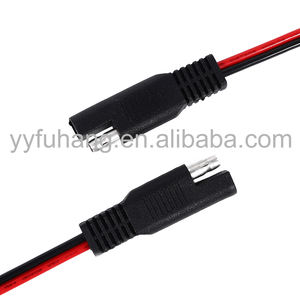 사용자 정의 2 핀 SAE 파워 자동차 연장 커넥터 케이블 빠른 분리 연장 케이블 - Product Image 3