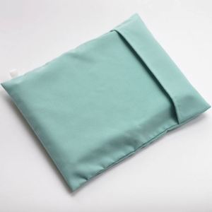 Sacs d'emballage personnalisés pour vêtements et foulards, pochettes de type enveloppe, housses anti-poussière en coton, sacs en tissu à rabat, impression sérigraphique personnalisée - Product Image 1