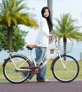 <span class=keywords><strong>Vélo</strong></span> pour femmes de style urbain rétro classique, 24/26 pouces, <span class=keywords><strong>vélo</strong></span> de <span class=keywords><strong>ville</strong></span> pour femmes, <span class=keywords><strong>vélo</strong></span> de loisirs 26 pouces, <span class=keywords><strong>vélo</strong></span> de banlieue multicolores - Product Image 6