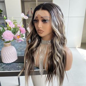 วิกผมสังเคราะห์แบบลูกไม้โปร่งใส 13x4 คุณภาพสูง ทนความร้อน เส้นใยเรียบเนียน แบบลอน ราคาส่งจากโรงงาน - Product Image 4