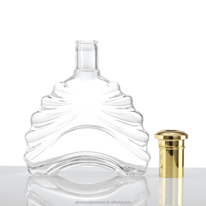 Botella de licor vacía de 50 ml con forma de pez, de vidrio <span class=keywords><strong>azul</strong></span> elegante, para vodka, whisky, brandy, ginebra, ron, <span class=keywords><strong>tequila</strong></span>, con tapón de corcho. - Product Image 3