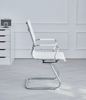 Chaise de bureau ergonomique pivotante de luxe en maille, avec housse amovible et accoudoirs fixes, style moderne, vente en gros, chaise de direction