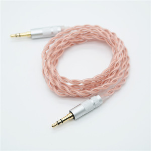 Cable de audio macho a macho de 3,5 mm a 3,5 mm, tejido de cobre de un solo cristal para auriculares de audio para automóvil - Product Image 4