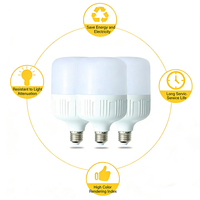 Ampoule LED résidentielle en gros pour usine, 5W-50W, culot E27/B22, certifiée CE, 85-265V, 3000K-6500K, IRC 80