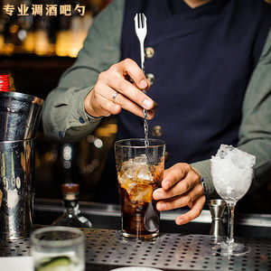 Cocktail Bar Spoon 304 Stainless Steel Long Handle Stirring Stick For Cocktail Milk Tea Coffee Household Commercial Use - Product Image 3