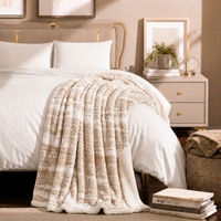 Couverture en polaire Sherpa de luxe ultra douce, réversible, en microfibre, pour lit, canapé, maison, vente en gros