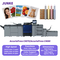 Photocopieurs Konica Minolta AccurioPress C4080 Bizhub Press, neufs, zone d'impression maximale A3, IC609+MB509, couleur numérique haute vitesse, 3600 dpi