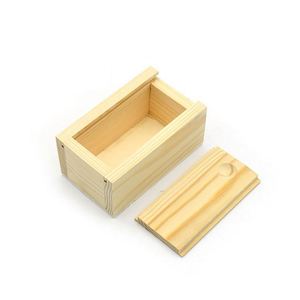 Wholesale Wooden Box Mini Pine Wood Rectangle <b>Drawer</b> Gift Jewelry Storage Box for Travel - Product Image 3